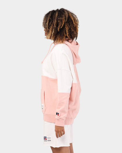 Russell Athletic Colour Blocked Hoodie Soy/Pink