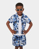 EN ES Kid's Let's Party Set Blue Tie Dye