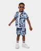 EN ES Kid's Let's Party Set Blue Tie Dye