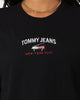 Tommy Jeans Women's Cropped Fit Logo T-Shirt Black