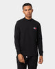Tommy Jeans Badge Mock Neck Long Sleeve T-Shirt Black
