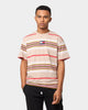 Tommy Jeans Centre Badge Stripe T-Shirt Soft Beige/Multi