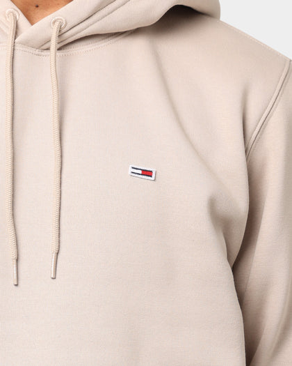 Tommy Jeans Regular Fleece Hoodie Soft Beige