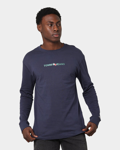 Tommy Jeans Vertical Tommy Logo Tee Twilight Navy
