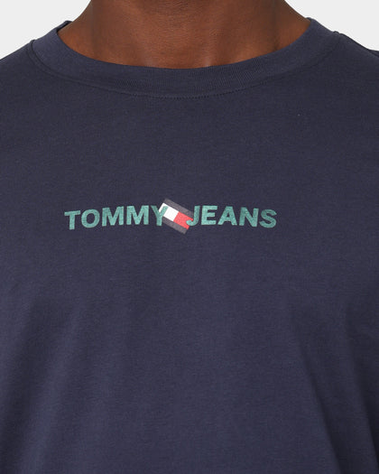 Tommy Jeans Vertical Tommy Logo Tee Twilight Navy