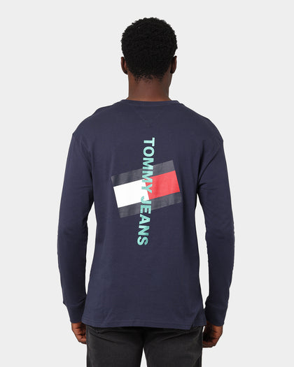 Tommy Jeans Vertical Tommy Logo Tee Twilight Navy