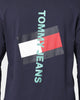 Tommy Jeans Vertical Tommy Logo Tee Twilight Navy