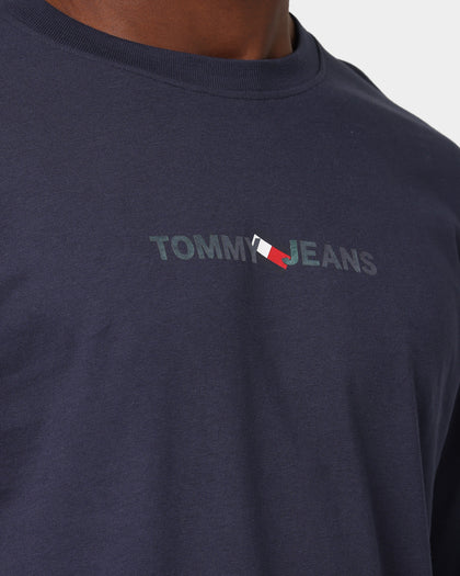 Tommy Jeans Vertical Tommy Logo Tee Twilight Navy