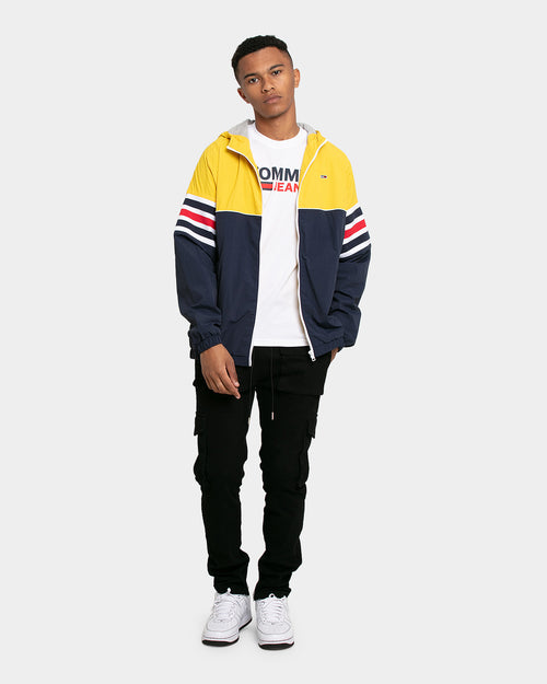 Tommy Jeans Colour Blocked Zip-Thru Jacket Twilight Navy/Yellow