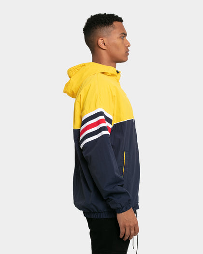 Tommy Jeans Colour Blocked Zip-Thru Jacket Twilight Navy/Yellow