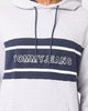 Tommy Jeans Pieced Band Logo Hoodie Light Grey Heather