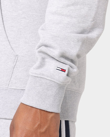 Tommy Jeans Pieced Band Logo Hoodie Light Grey Heather