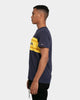 Tommy Jeans Stripe Colour-Block T-Shirt Twilight Navy/Yellow