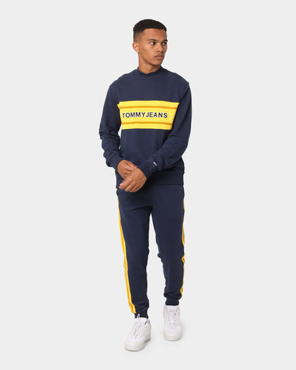 Tommy Jeans Band Mock Neck Crewneck Twilight Navy