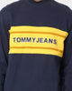Tommy Jeans Band Mock Neck Crewneck Twilight Navy