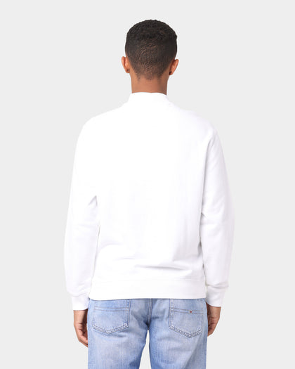 Tommy Jeans Band Mock Neck Crewneck White Multi-coloured