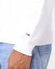 Tommy Jeans Band Mock Neck Crewneck White Multi-coloured
