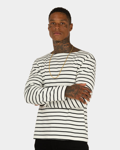 XXIII Paris Stripe Long Sleeve T-Shirt Black/White