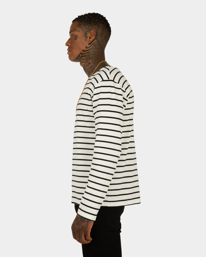 XXIII Paris Stripe Long Sleeve T-Shirt Black/White