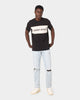 Tommy Jeans Stripe Colour Block T-Shirt Black/Smooth Stone