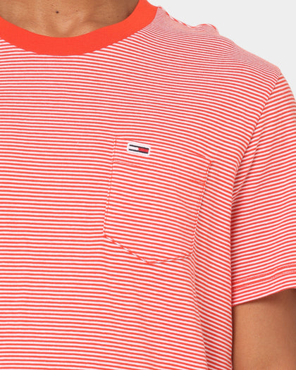 Tommy Jeans Regular Stripe Pocket T-Shirt Horizon / Multi