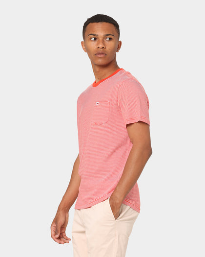 Tommy Jeans Regular Stripe Pocket T-Shirt Horizon / Multi