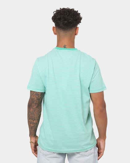 Tommy Jeans Stripe Pocket T-Shirt Grassy Green
