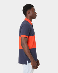 Tommy Jeans Colour Blocked Polo Shirt Twilight Navy