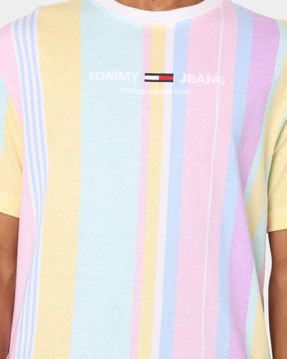 Tommy Jeans Stripe 2 T-Shirt Romantic Pink