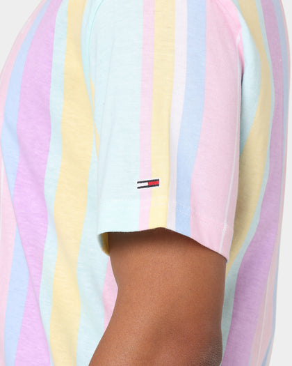 Tommy Jeans Stripe 2 T-Shirt Romantic Pink