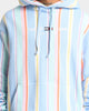 Tommy Jeans Stripe Hoodie Light Powdery Blue