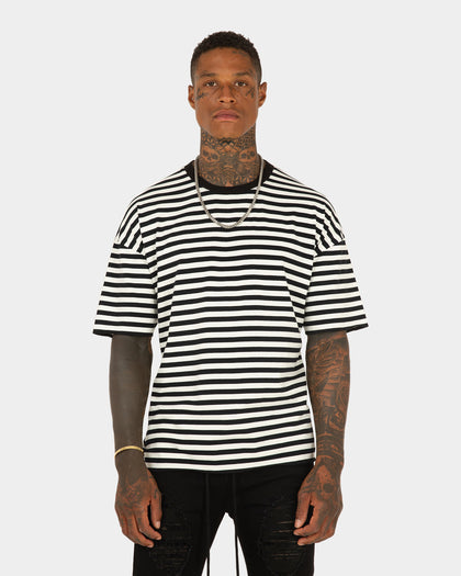 XXIII Amun Stripe T-Shirt Black/White