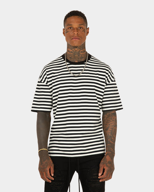 XXIII Amun Stripe T-Shirt Black/White
