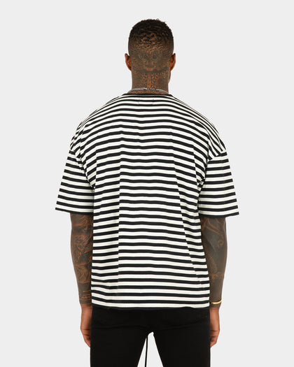 XXIII Amun Stripe T-Shirt Black/White
