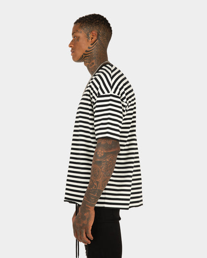 XXIII Amun Stripe T-Shirt Black/White