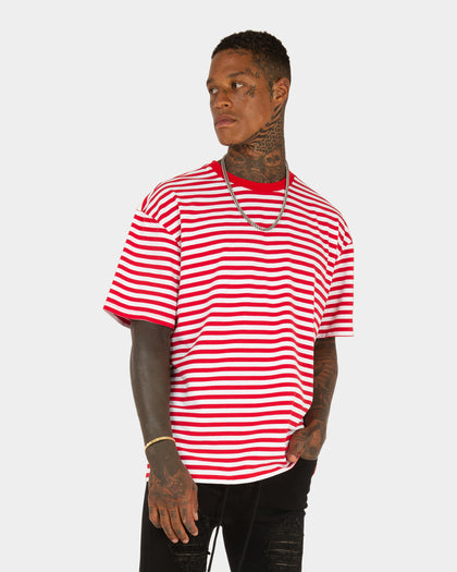 XXIII Amun Stripe T-Shirt Red/White
