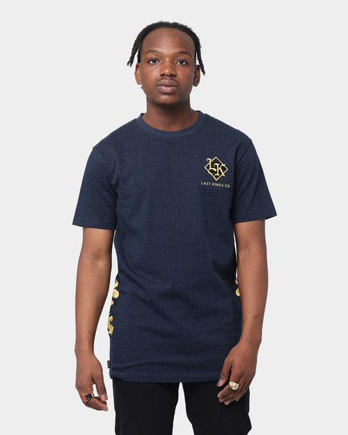 Last Kings The Throne Short Sleeve T-Shirt Navy