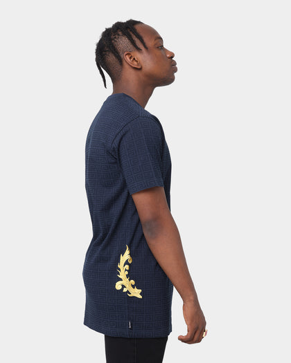 Last Kings The Throne Short Sleeve T-Shirt Navy