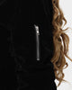 XXIII North Velour Bomber Black