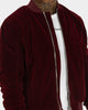 XXIII North Velour Bomber Burgundy