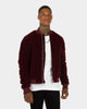 XXIII North Velour Bomber Burgundy