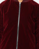 XXIII North Velour Bomber Burgundy