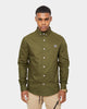 Carre Mono Oxford Button Up Shirt Army Green