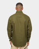 Carre Mono Oxford Button Up Shirt Army Green