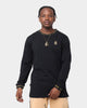 Last Kings Logo Rib Long Sleeve T-Shirt Black