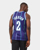 Mitchell & Ness Charlotte Hornets Larry Johnson #2 '94-'95 Swingman Jersey Purple