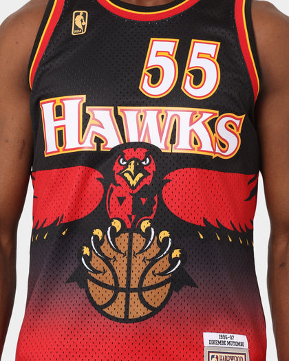 Mitchell & Ness Atlanta Hawks Dikembe Mutombo #55 '96-'97 Swingman Jersey Scarlet