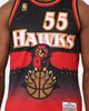 Mitchell & Ness Atlanta Hawks Dikembe Mutombo #55 '96-'97 Swingman Jersey Scarlet
