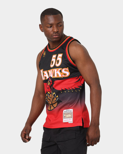 Mitchell & Ness Atlanta Hawks Dikembe Mutombo #55 '96-'97 Swingman Jersey Scarlet