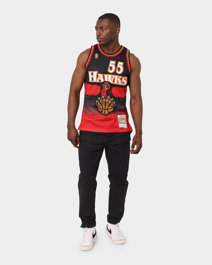Mitchell & Ness Atlanta Hawks Dikembe Mutombo #55 '96-'97 Swingman Jersey Scarlet